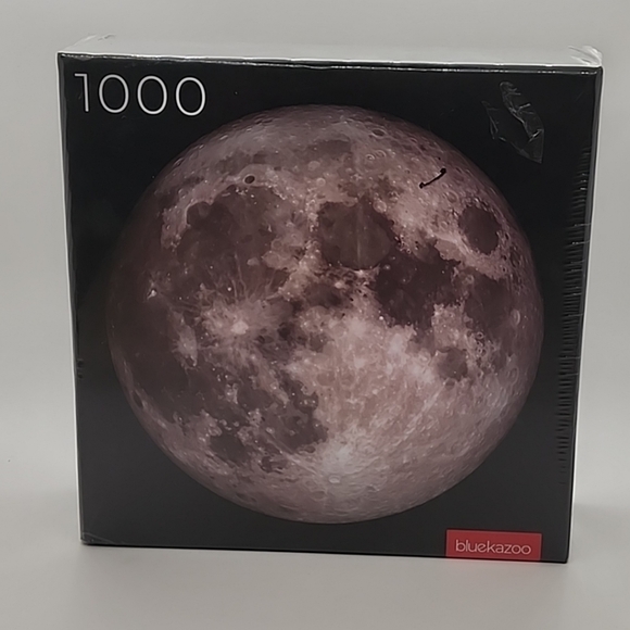 Moon 1000 Pc Four Point Circular Jigsaw Puzzle 26.5" Bluekazoo Sealed/Brand New - Picture 1 of 6